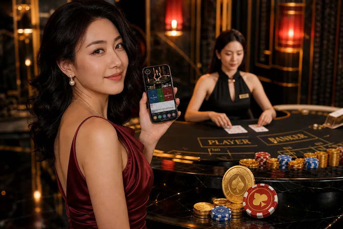 mkk777 Live Casino Baccarat ကစားခြင်း